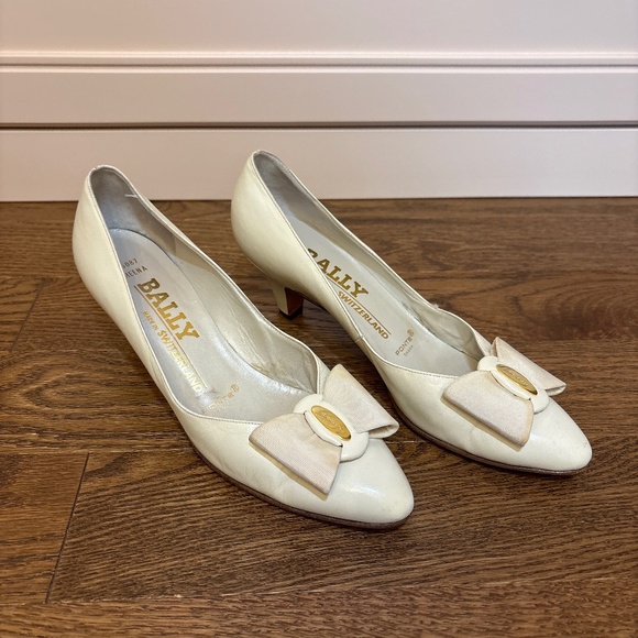 Vintage Bally made in Switzerland pumps size 7N - Picture 1 of 5